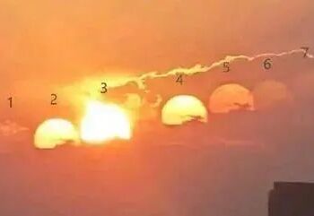 What? 7 Suns Appear in the Chengdu Sky?